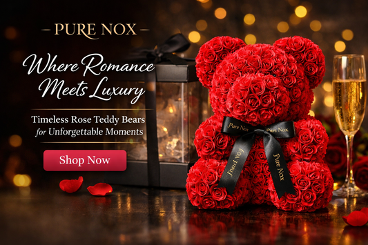 Rose Teddy Bear – Romantic Valentine’s Day Gift for Her | Foam Flower Bear (Copy)